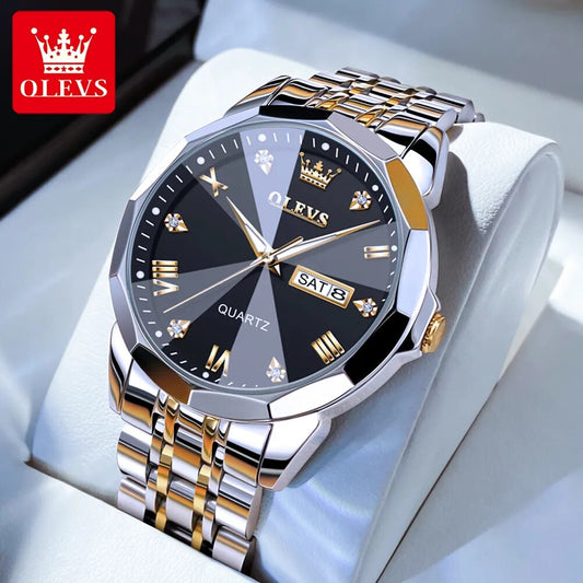 OLEVS Men's Watches Fashion Trend Quartz Wristwatch