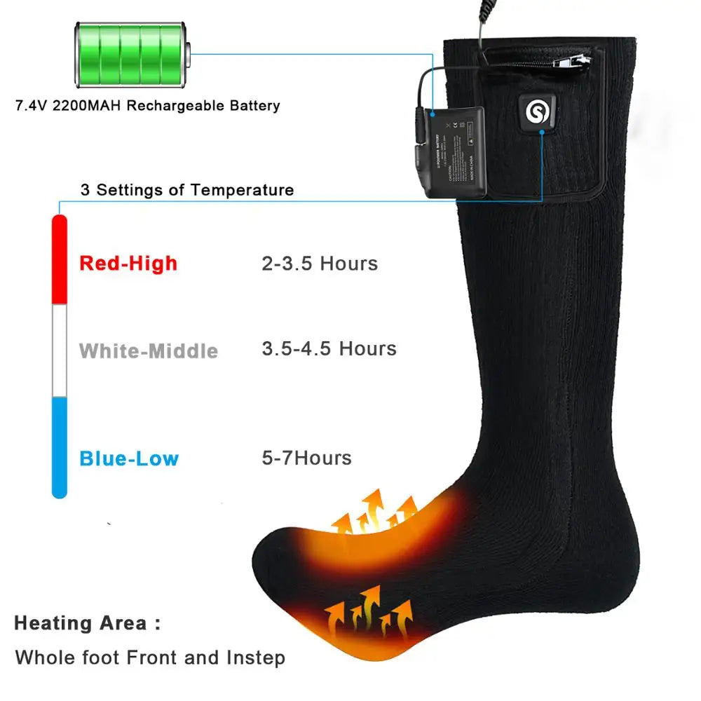 Winter Warm Electric Heated Socks