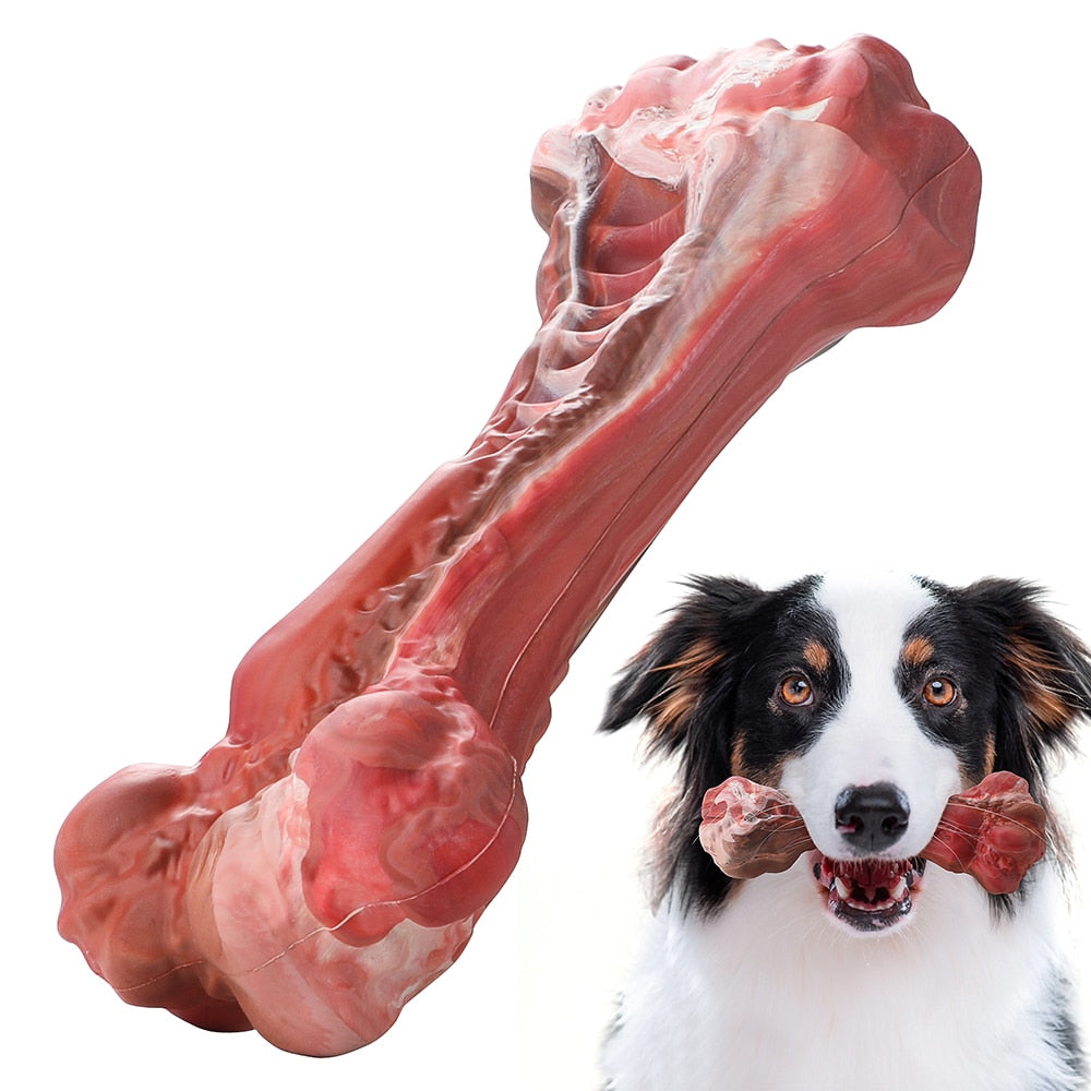 MASBRILL Dog Toys Aggressive Chewers Bone-Shaped Indestructible Toy - peacefulpluslounge